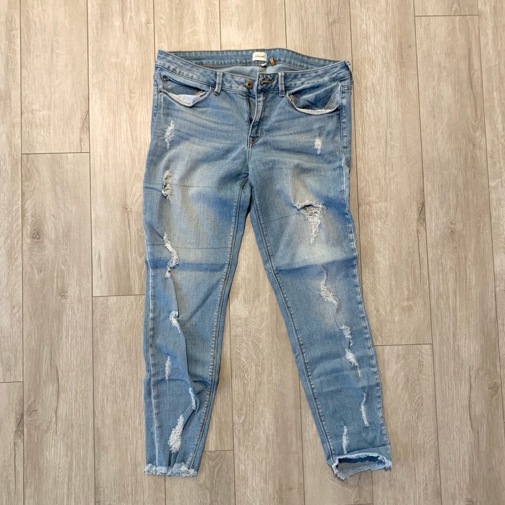 Sneak Peek Distressed Jeans